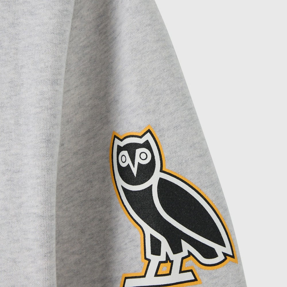 NHL Heather Gray Pittsburgh Penguins OVO x NHL Fleece Sweatshirt