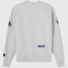 NHL Heather Gray Edmonton Oilers OVO x NHL Fleece Sweatshirt