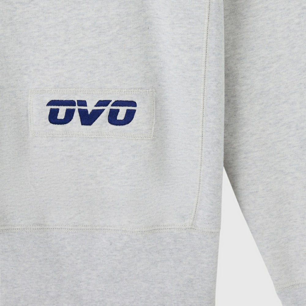 NHL Heather Gray Edmonton Oilers OVO x NHL Fleece Sweatshirt