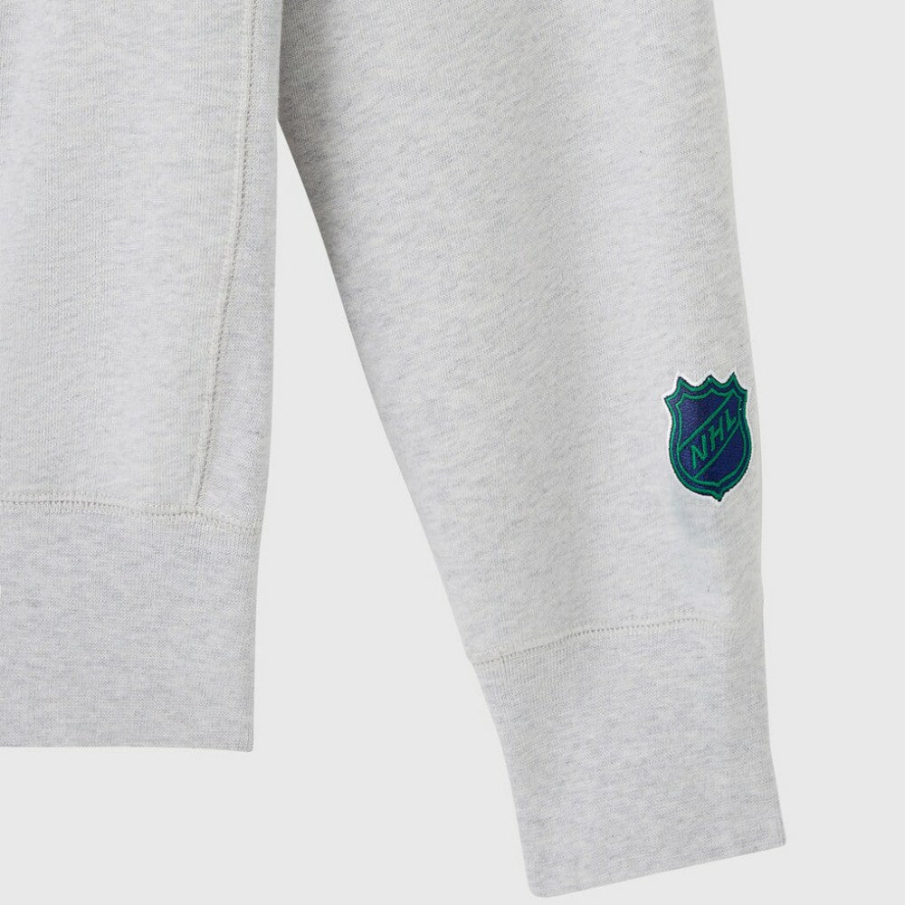NHL Heather Gray Vancouver Canucks OVO x NHL Fleece Sweatshirt