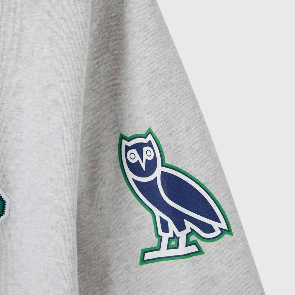 NHL Heather Gray Vancouver Canucks OVO x NHL Fleece Sweatshirt