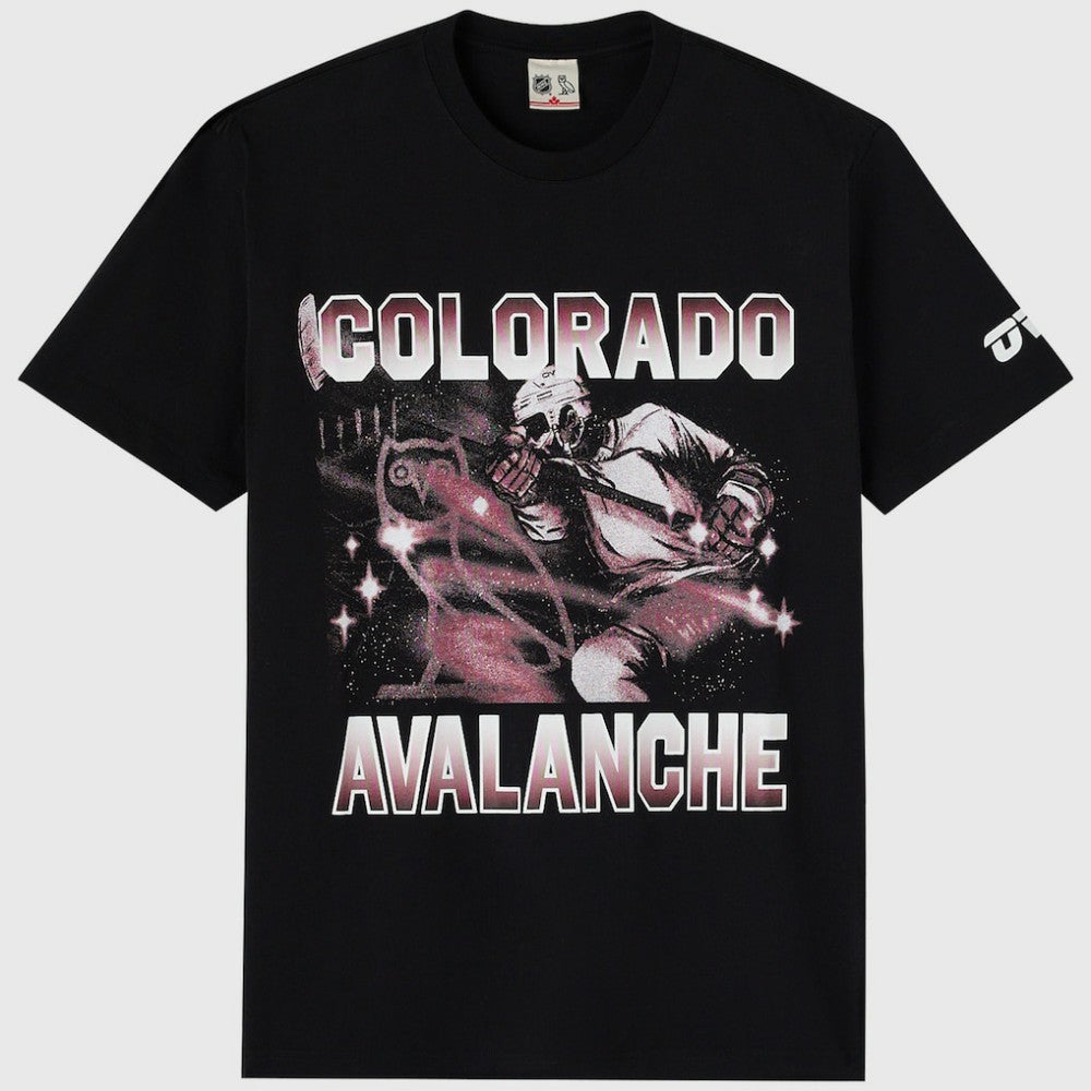 NHL Black Colorado Avalanche OVO x NHL Graphic T-Shirt