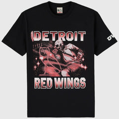 NHL Black Detroit Red Wings OVO x NHL Graphic T-Shirt