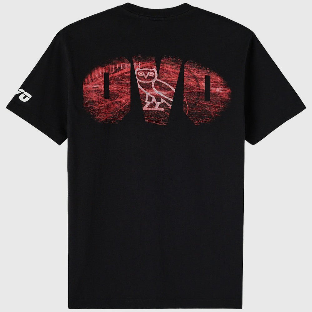 NHL Black Detroit Red Wings OVO x NHL Graphic T-Shirt