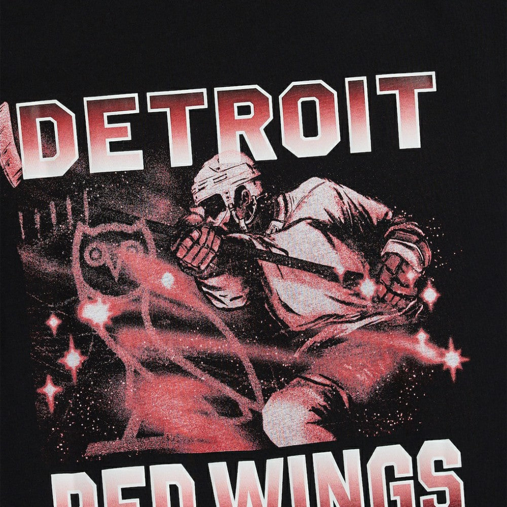 NHL Black Detroit Red Wings OVO x NHL Graphic T-Shirt