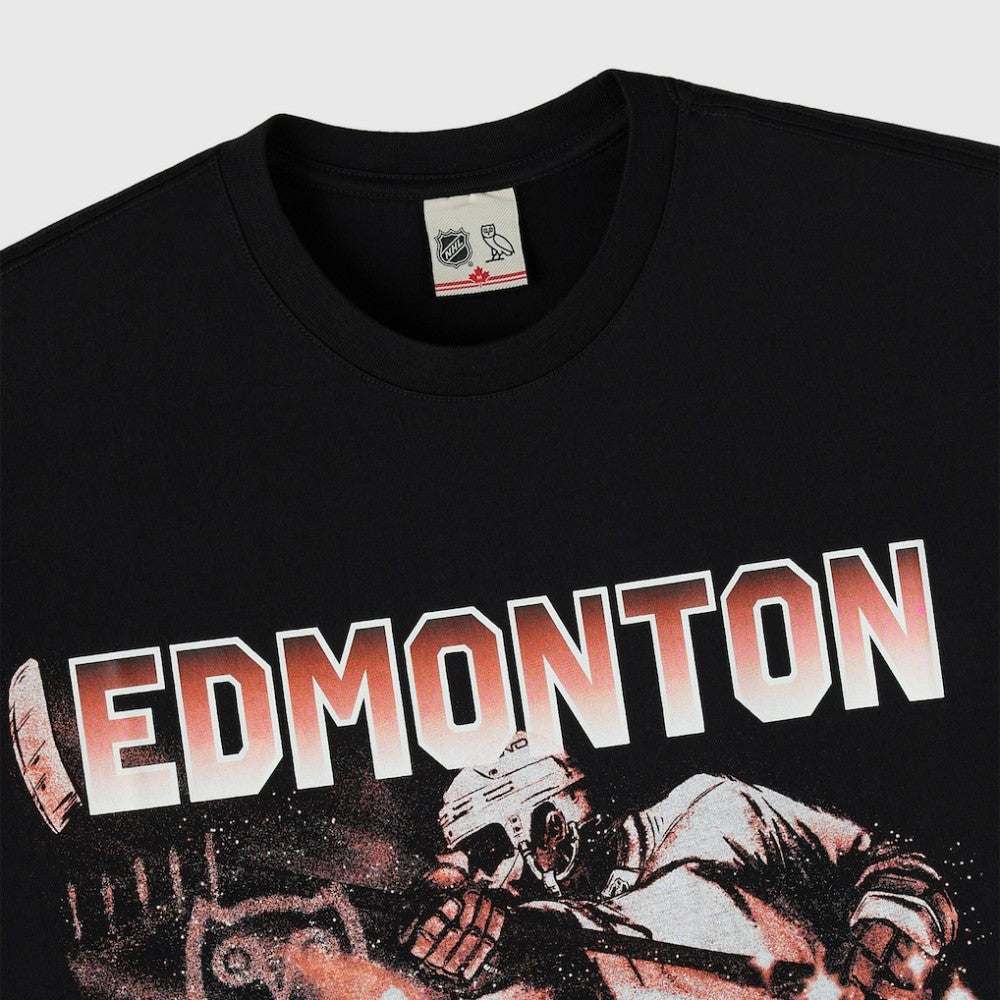 NHL Black Edmonton Oilers OVO x NHL Graphic T-Shirt