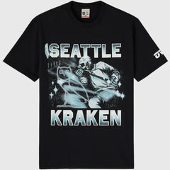 NHL Black Seattle Kraken OVO x NHL Graphic T-Shirt