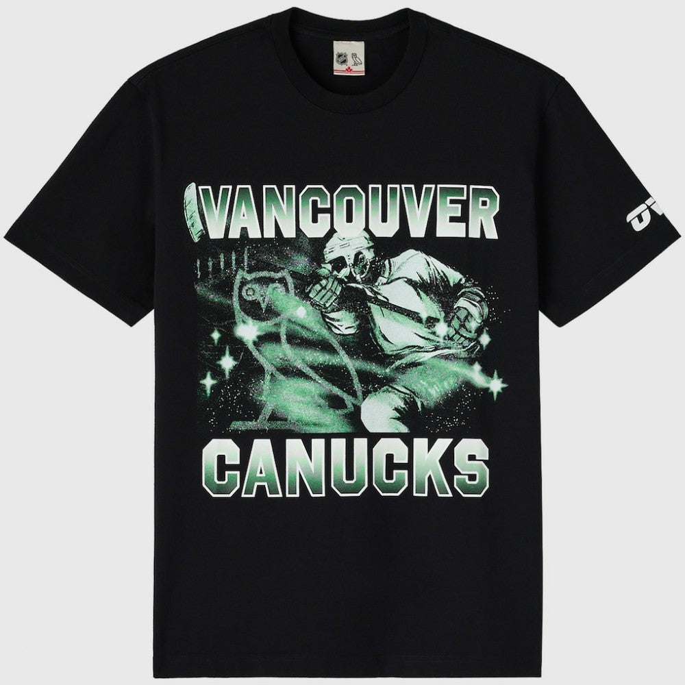 NHL Black Vancouver Canucks OVO x NHL Graphic T-Shirt