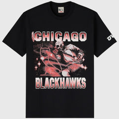 NHL Black Chicago Blackhawks OVO x NHL Graphic T-Shirt