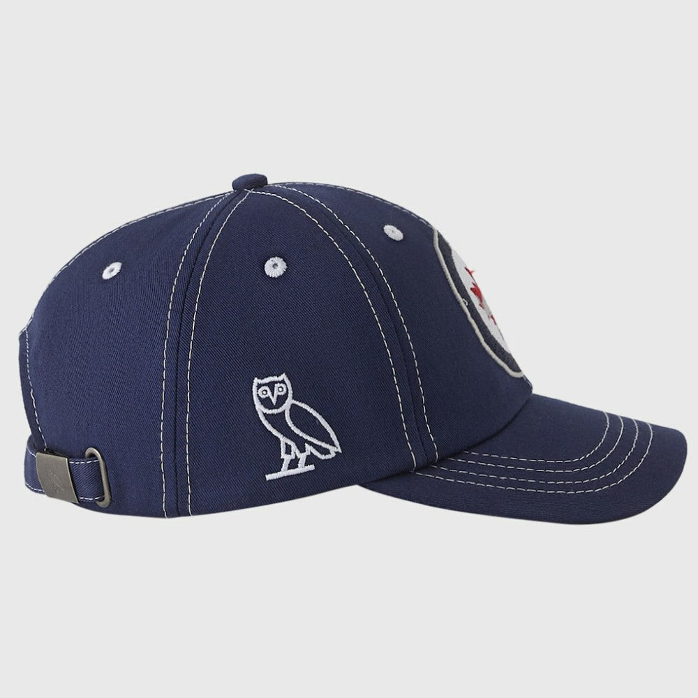 NHL Navy Winnipeg Jets OVO x NHL Adjustable Sport Hat