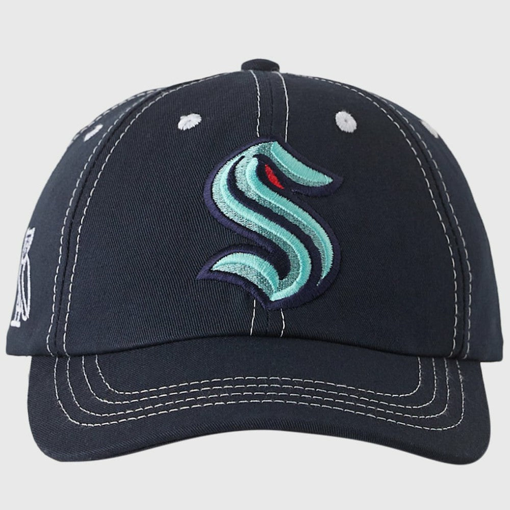 NHL Deep Sea Blue Seattle Kraken OVO x NHL Adjustable Sport Hat