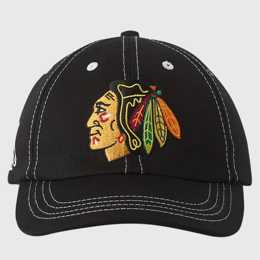NHL Black Chicago Blackhawks OVO x NHL Adjustable Sport Hat