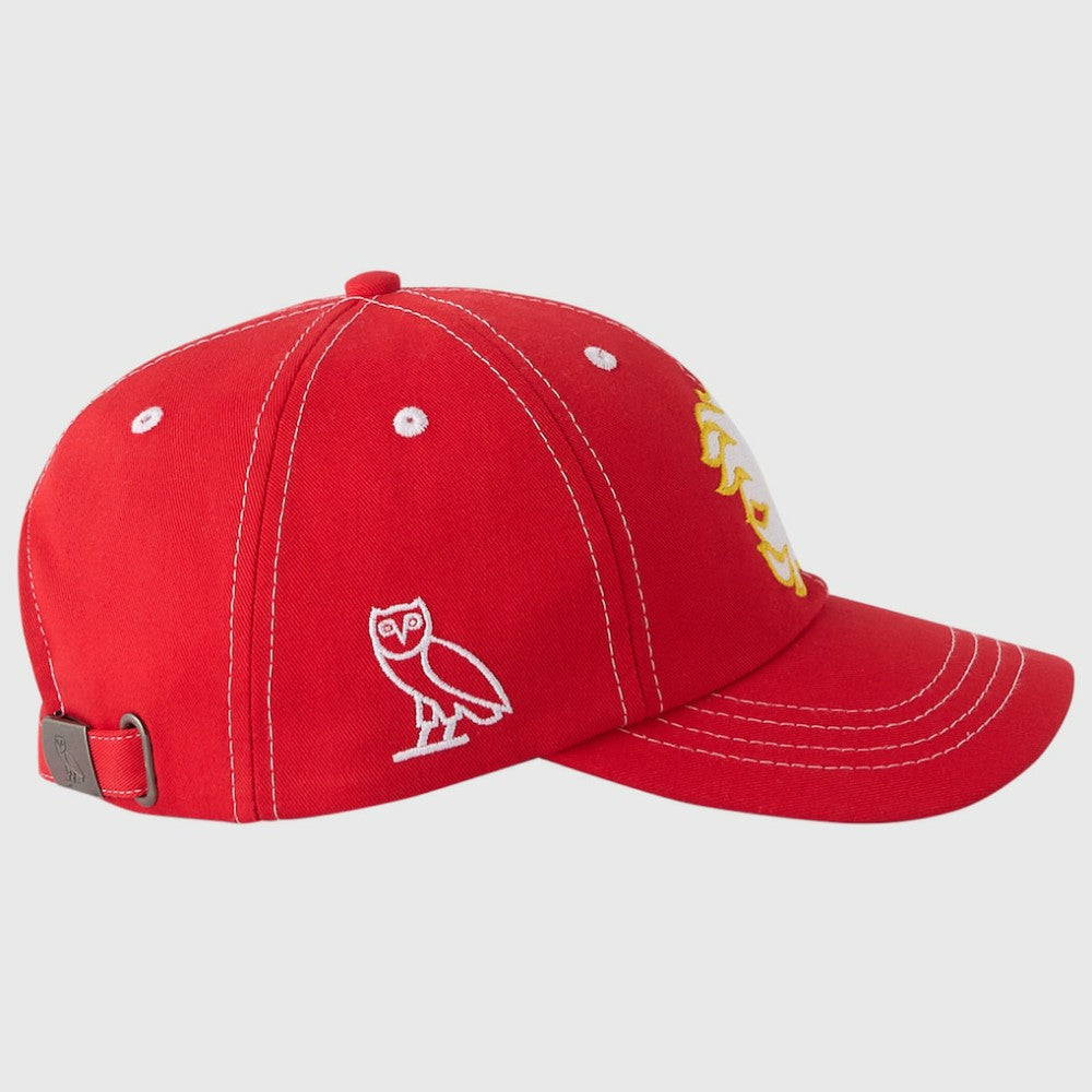 NHL Red Calgary Flames OVO x NHL Adjustable Sport Hat