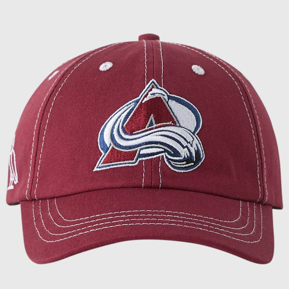 NHL Burgundy Colorado Avalanche OVO x NHL Adjustable Sport Hat