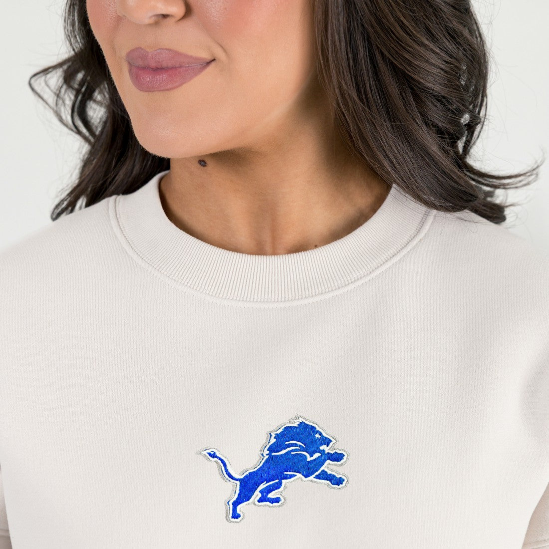Gameday Couture Women's Power Move Stadium Premium Drop Shoulder Sweatshirt - Detroit Lions