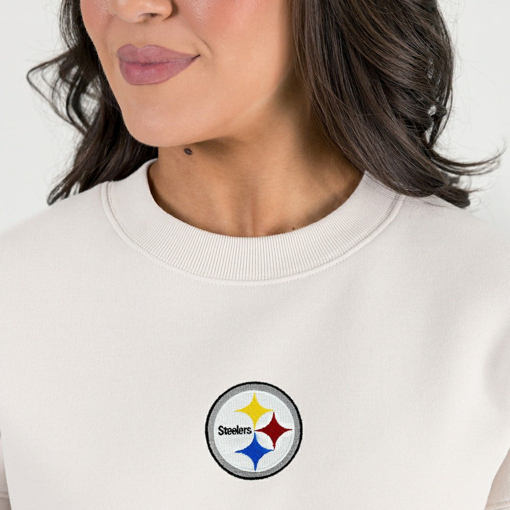 Gameday Couture Women's Power Move Stadium Premium Drop Shoulder Sweatshirt - Pittsburgh Steelers