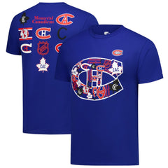 NHL Blue Montreal Canadiens Starter Logo Collage T-Shirt