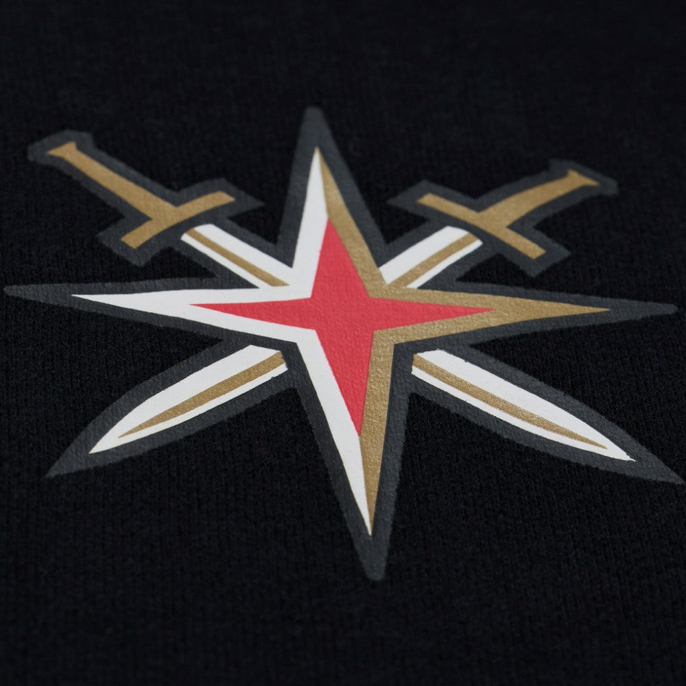 NHL Black Vegas Golden Knights Mitchell & Ness Women's Crewneck Sweatshirt