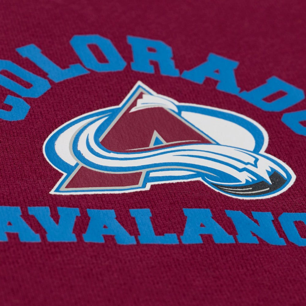 NHL Maroon Colorado Avalanche Mitchell & Ness Women's Crewneck Sweatshirt