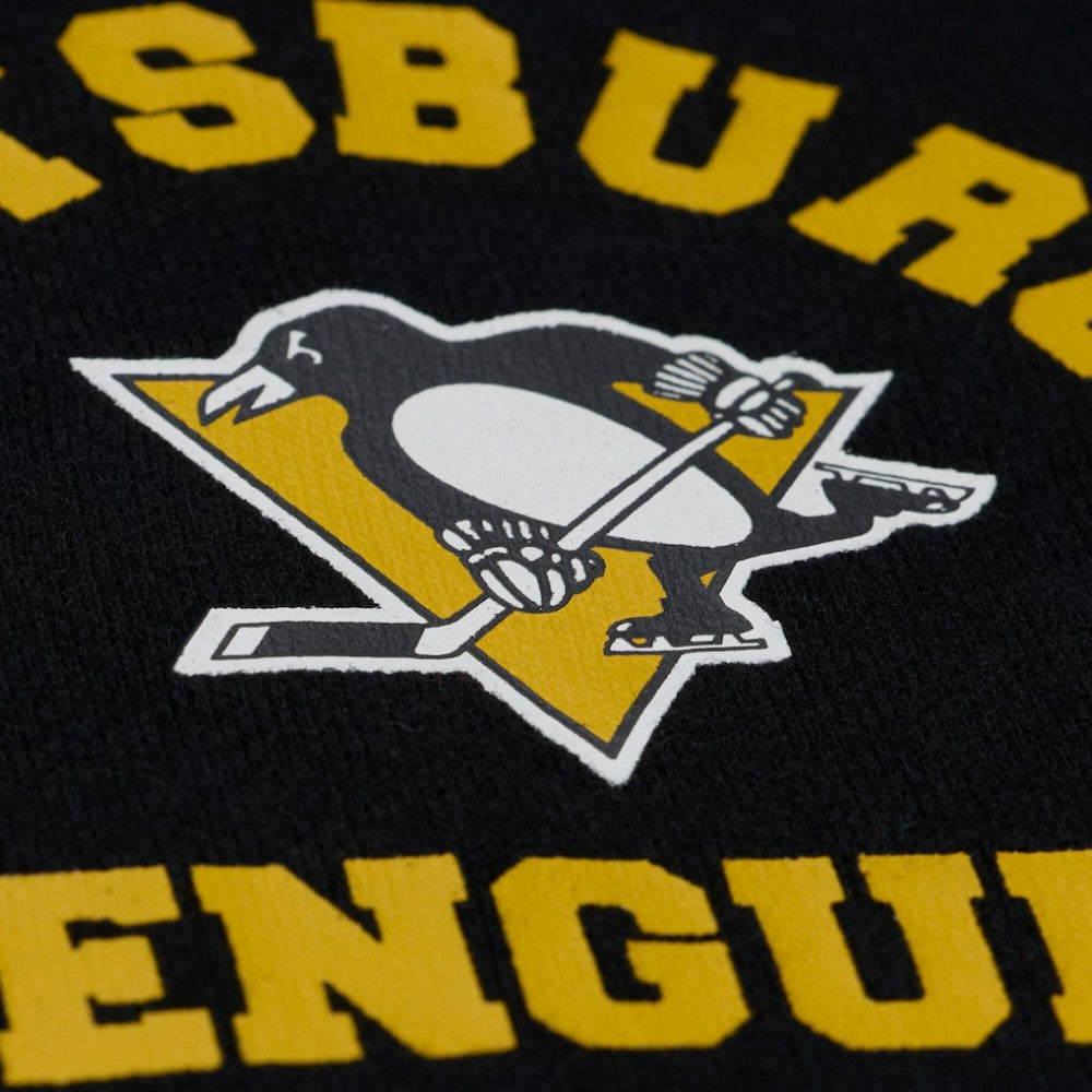 NHL Black Pittsburgh Penguins Mitchell & Ness Women's Crewneck Sweatshirt