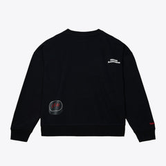 NHL Black Chicago Blackhawks Mitchell & Ness Women's Crewneck Sweatshirt