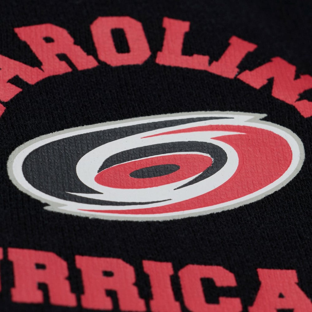 NHL Black Carolina Hurricanes Mitchell & Ness Women's Crewneck Sweatshirt