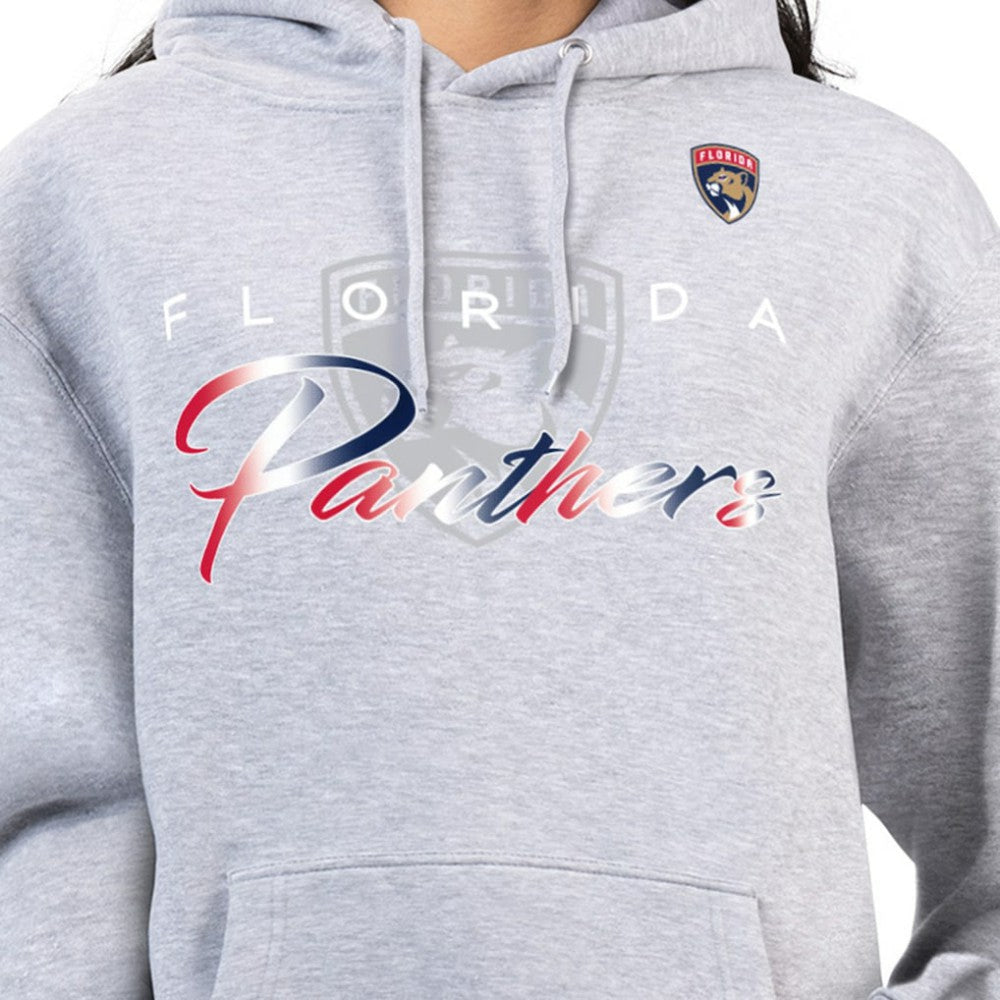 NHL Gray Florida Panthers G-III 4Her by Carl Banks Women's Shadow Logo Fleece Hoodie