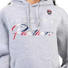NHL Gray Florida Panthers G-III 4Her by Carl Banks Women's Shadow Logo Fleece Hoodie