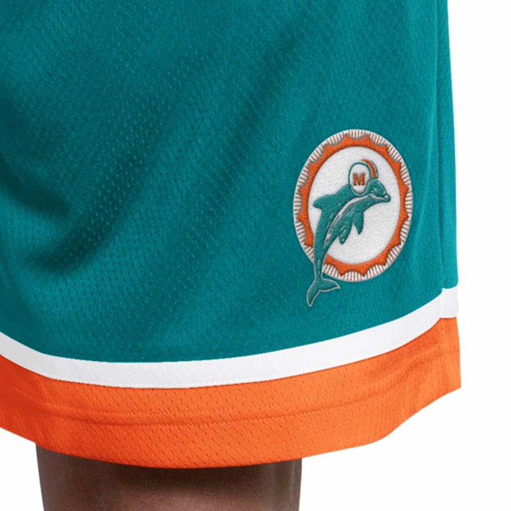 Starter Throwback Power Play Mesh Shorts - Miami Dolphins