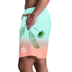 Margaritaville Sunset On The Beach Swim Shorts - Miami Dolphins