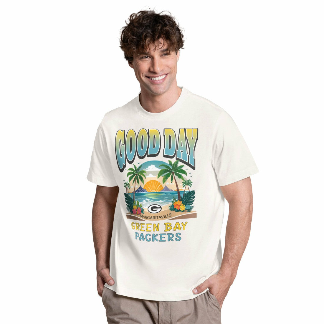 Margaritaville Good Day T-Shirt - Green Bay Packers