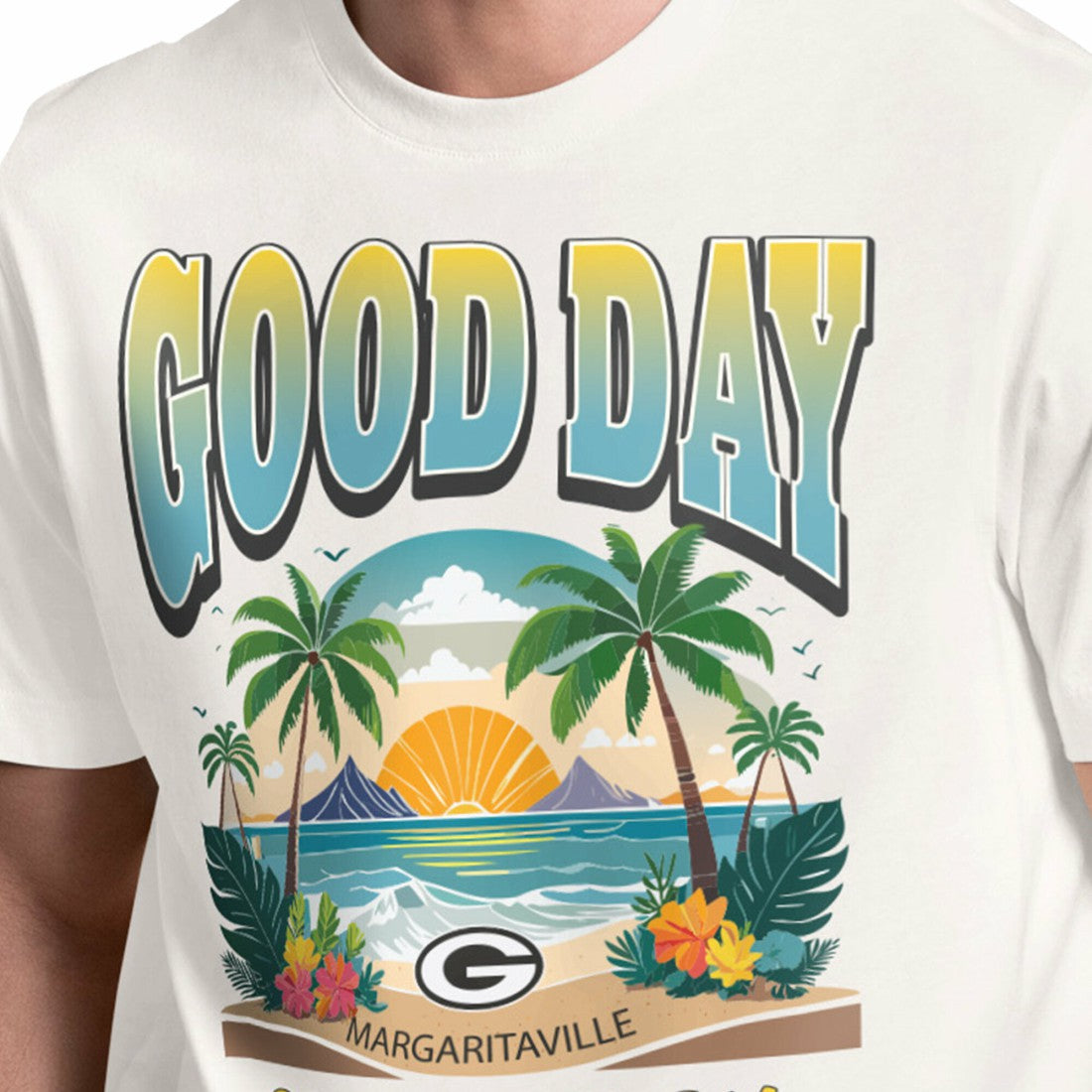 Margaritaville Good Day T-Shirt - Green Bay Packers