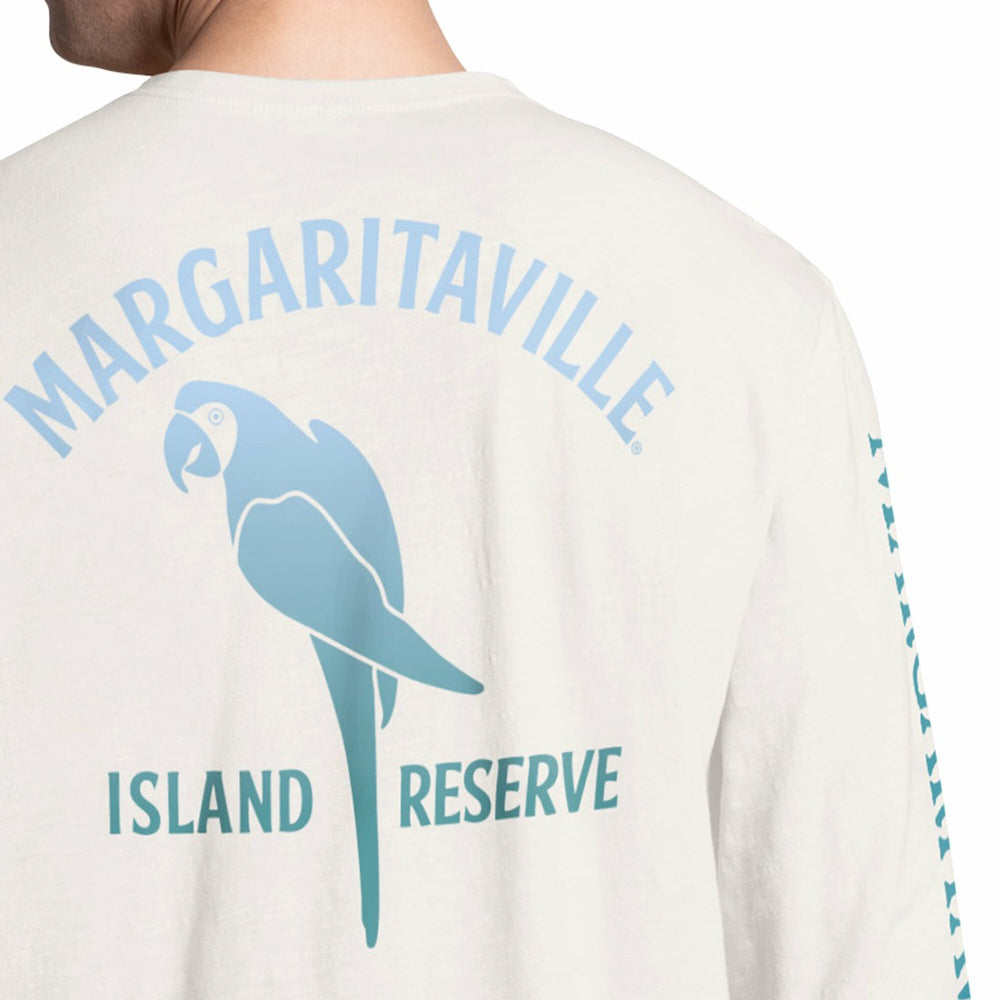 Margaritaville Island Reserve Long Sleeve Slub Henley Shirt - Detroit Lions