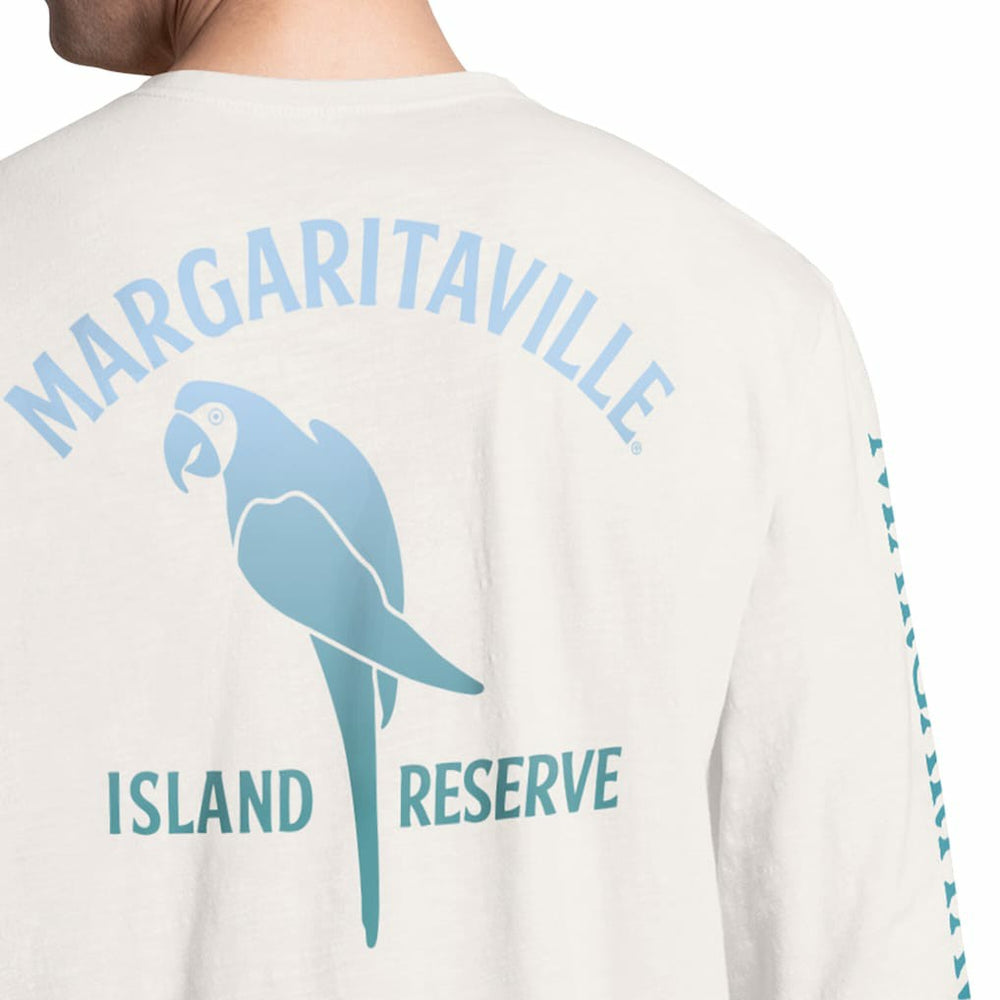 Margaritaville Island Reserve Long Sleeve Slub Henley Shirt - Philadelphia Eagles