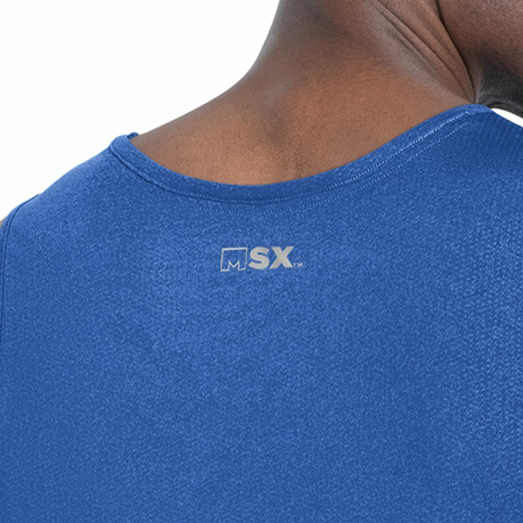 MSX by Michael Strahan Energy Scoop Neck Tank Top - Los Angeles Chargers