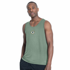 MSX by Michael Strahan Energy Scoop Neck Tank Top - Green Bay Packers