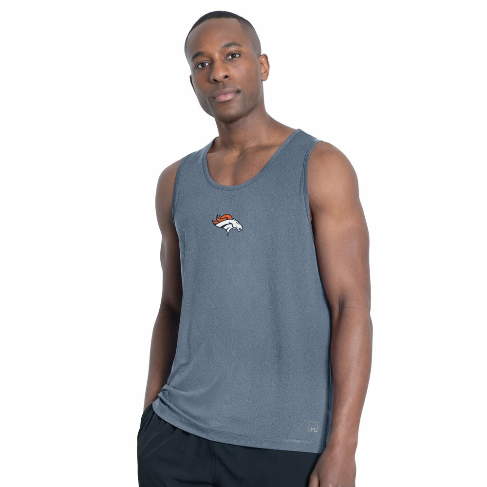 MSX by Michael Strahan Energy Scoop Neck Tank Top - Denver Broncos