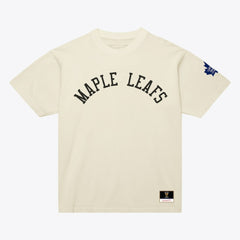 NHL Cream Toronto Maple Leafs Mitchell & Ness Unisex Arched Team T-Shirt