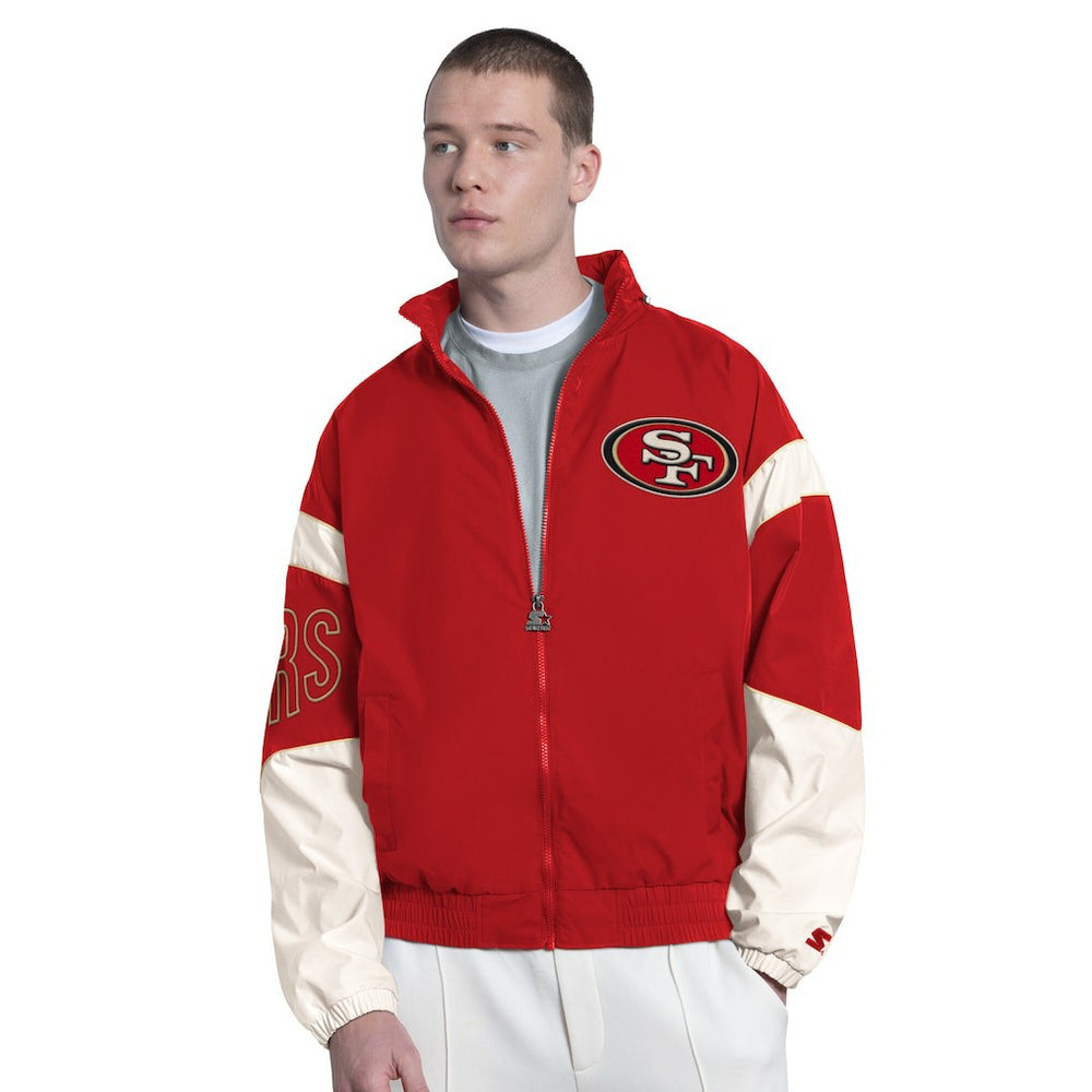 Starter The Gust Full-Zip Hooded Jacket - San Francisco 49ers
