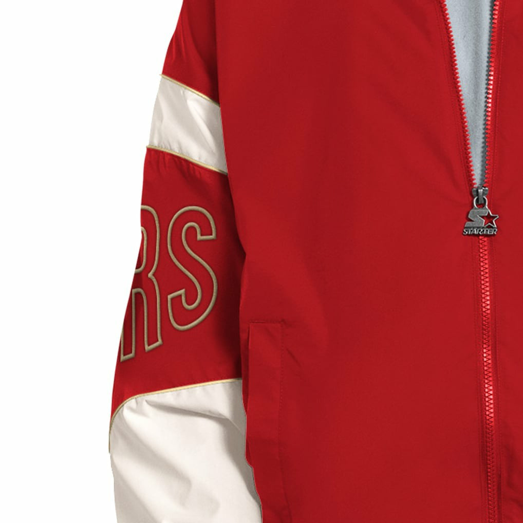 Starter The Gust Full-Zip Hooded Jacket - San Francisco 49ers