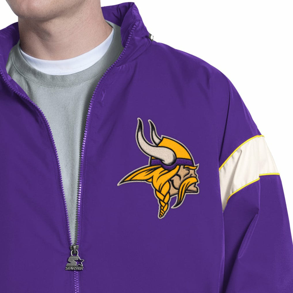 Starter The Gust Full-Zip Hooded Jacket - Minnesota Vikings