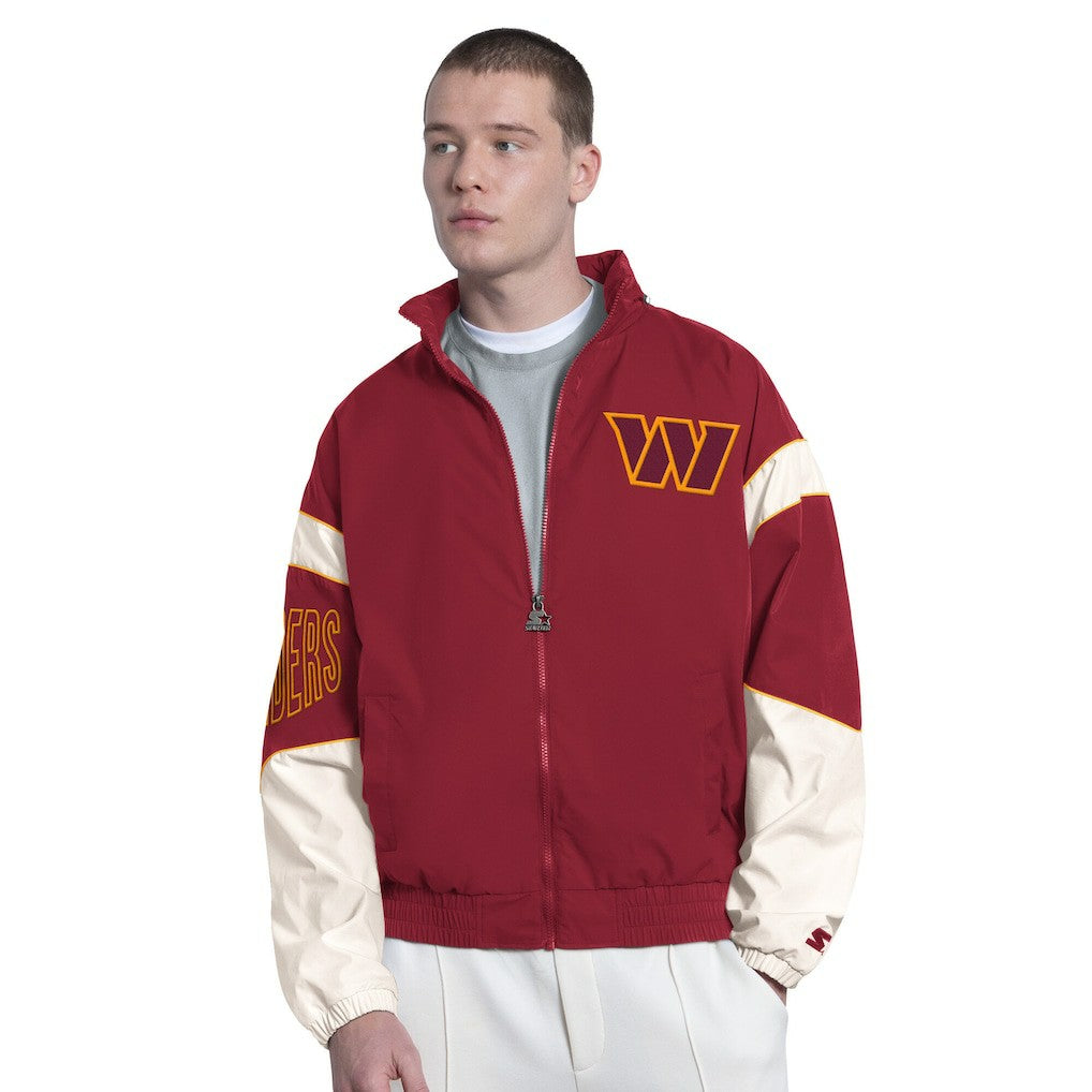 Starter The Gust Full-Zip Hooded Jacket - Washington Commanders