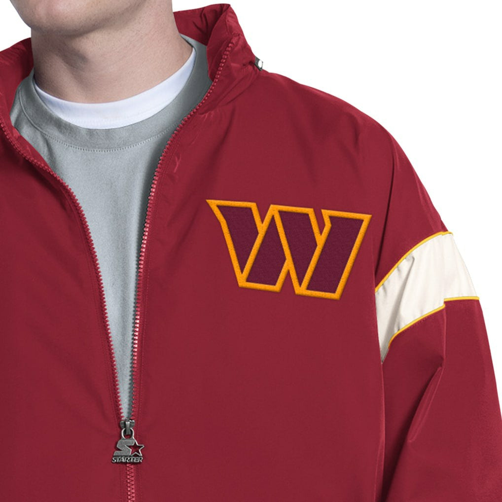 Starter The Gust Full-Zip Hooded Jacket - Washington Commanders