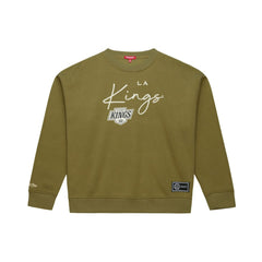 NHL Hunter Green Los Angeles Kings Mitchell & Ness Women's Fleece Sweatshirt