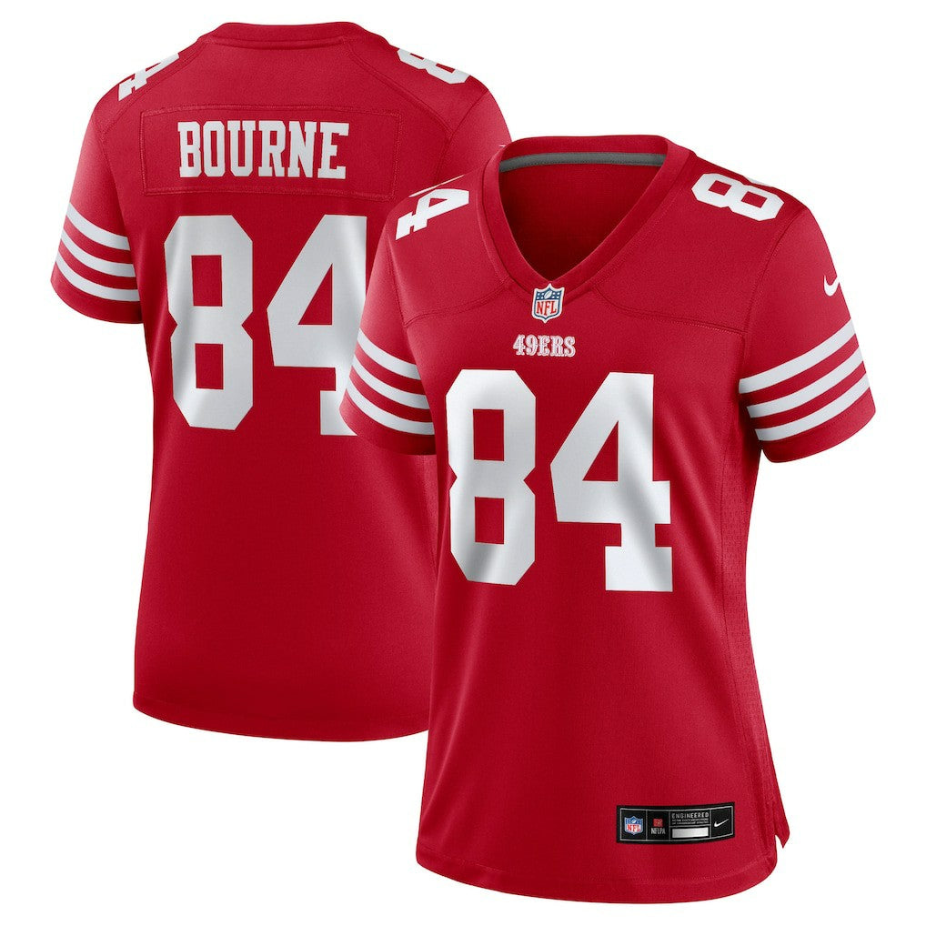 Kendrick Bourne  Women's Team Game Jersey - San Francisco 49ers