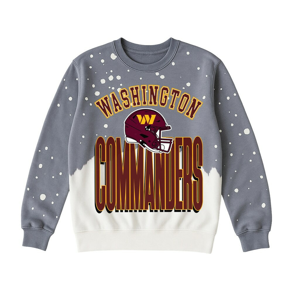Gameday Couture Women's Arch Rivals Faded Wash Sweatshirt - Washington Commanders