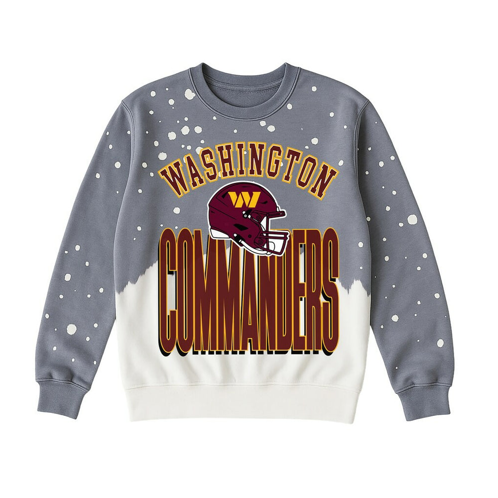 Gameday Couture Women's Arch Rivals Faded Wash Sweatshirt - Washington Commanders