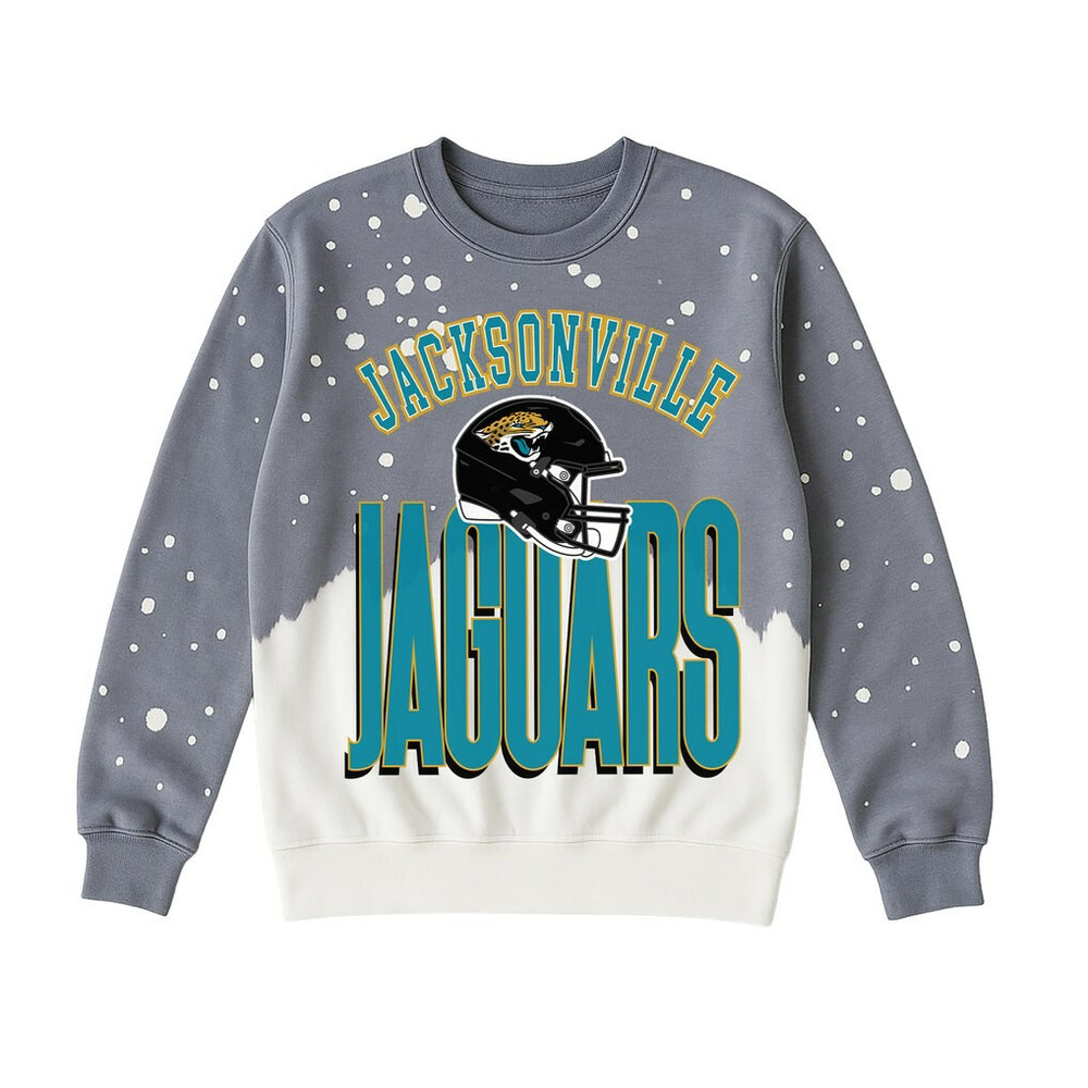 Gameday Couture Women's Arch Rivals Faded Wash Sweatshirt - Jacksonville Jaguars