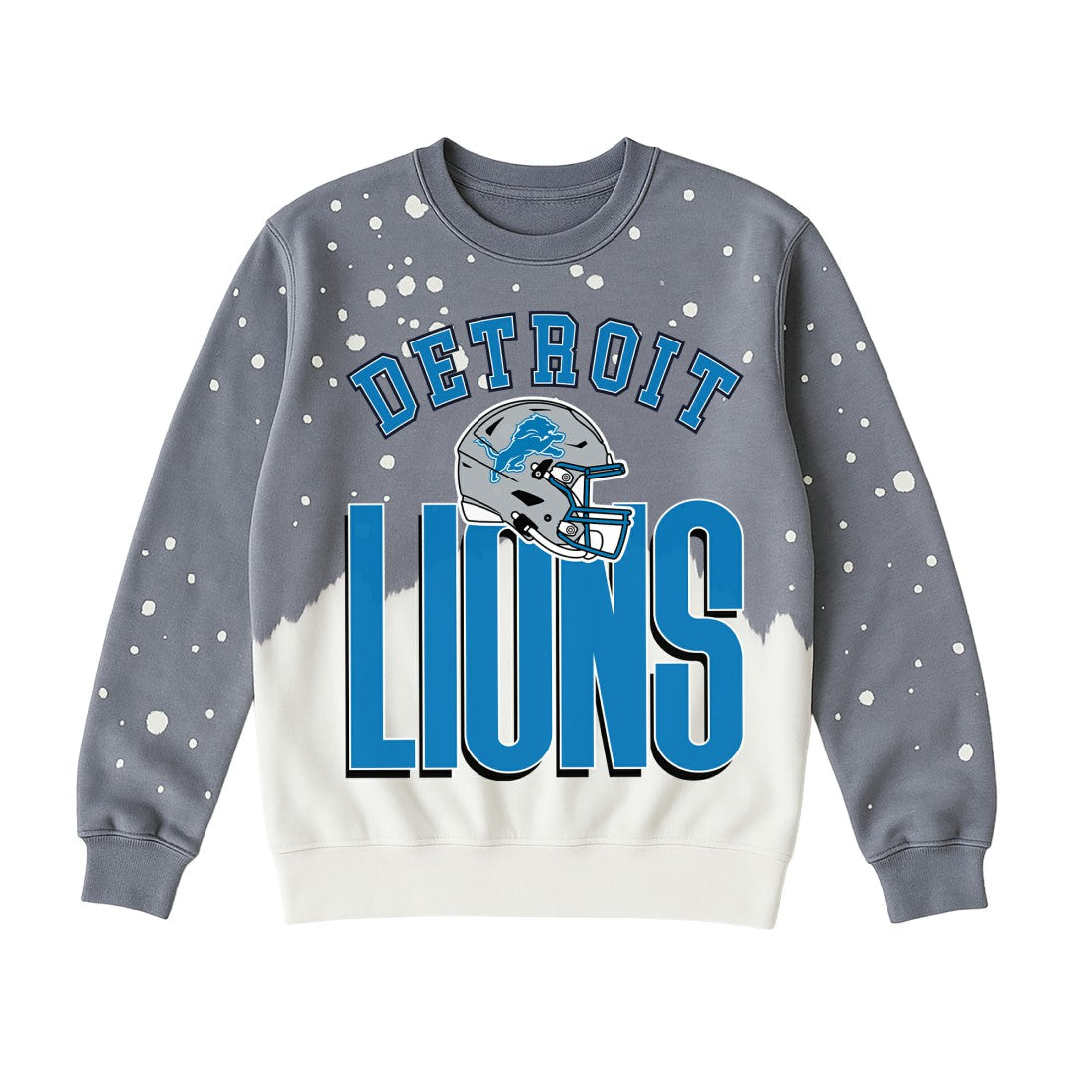 Gameday Couture Women's Arch Rivals Faded Wash Sweatshirt - Detroit Lions