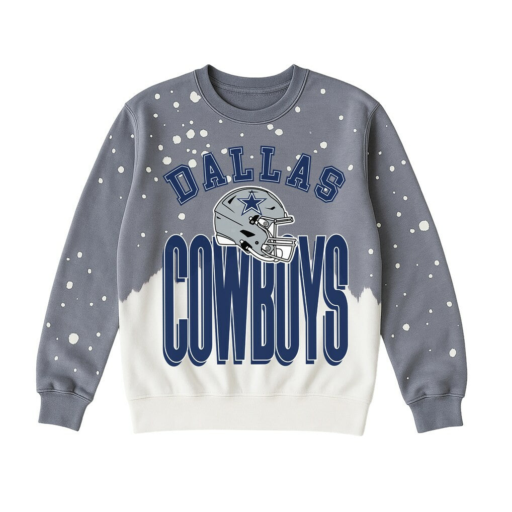 Gameday Couture Women's Arch Rivals Faded Wash Sweatshirt - Dallas Cowboys